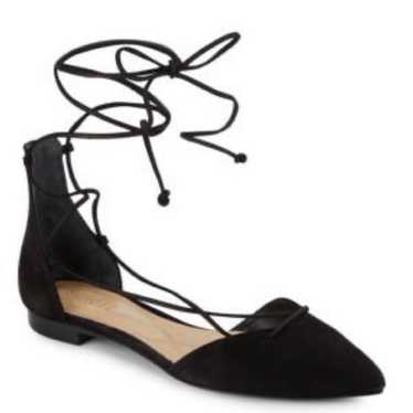 Schutz Neida black pointed toe flats 6.5 - image 1