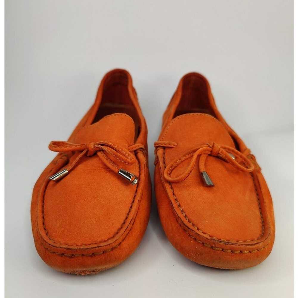 Orange Mercanti Fiorentini Loafers Sz9 B Moc Toe … - image 2