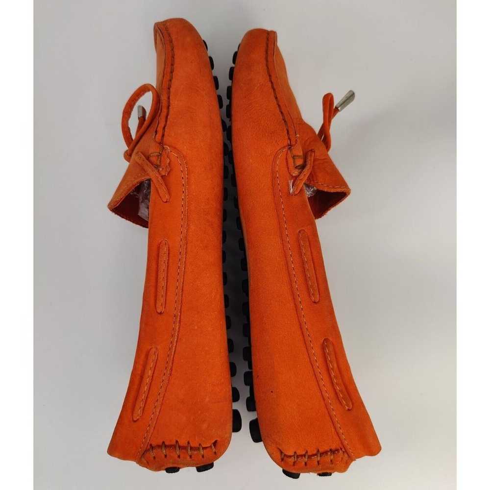 Orange Mercanti Fiorentini Loafers Sz9 B Moc Toe … - image 5