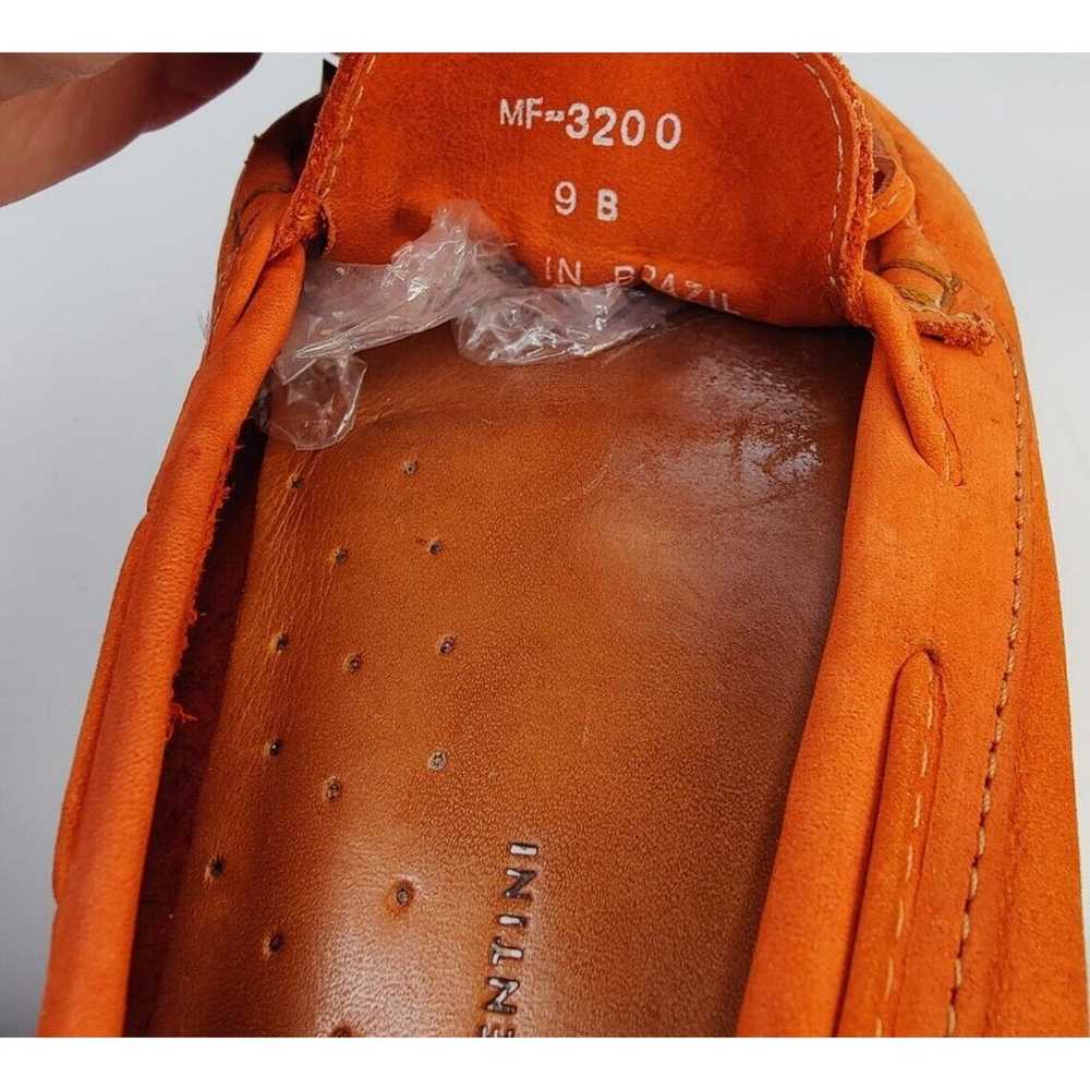Orange Mercanti Fiorentini Loafers Sz9 B Moc Toe … - image 6