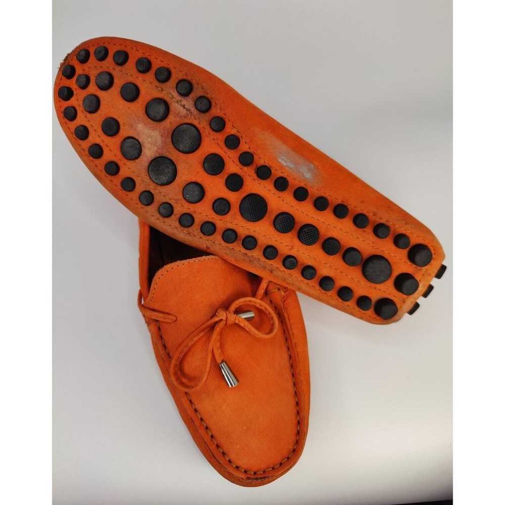 Orange Mercanti Fiorentini Loafers Sz9 B Moc Toe … - image 8