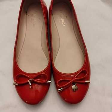 Kate Spade Fed Patent Leather Flats Sz 6.5 - image 1