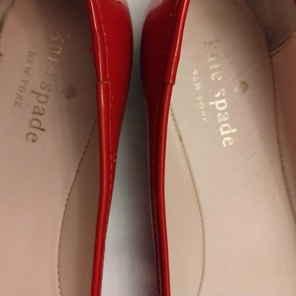 Kate Spade Fed Patent Leather Flats Sz 6.5 - image 4