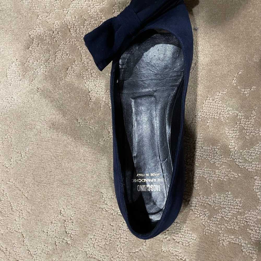 Navy Moschino suede flats - image 2