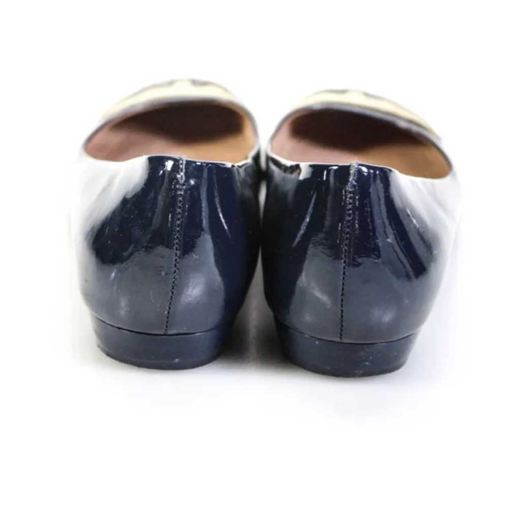 Tory Burch navy patent leather shoes flats 8 - image 3