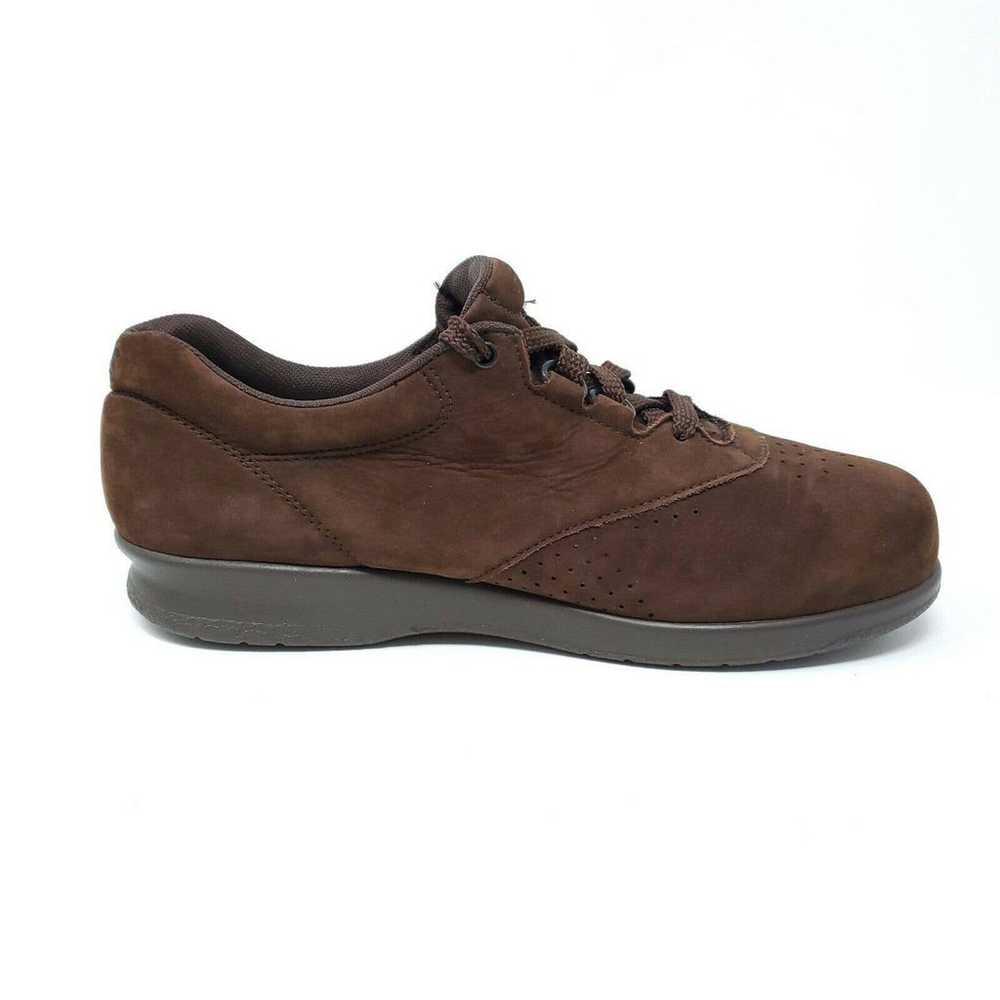 SAS Brown Nubuck Lace-Up Comfort Oxfords Walking … - image 3