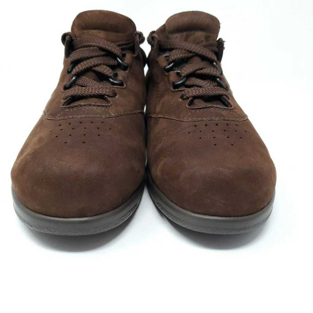 SAS Brown Nubuck Lace-Up Comfort Oxfords Walking … - image 5