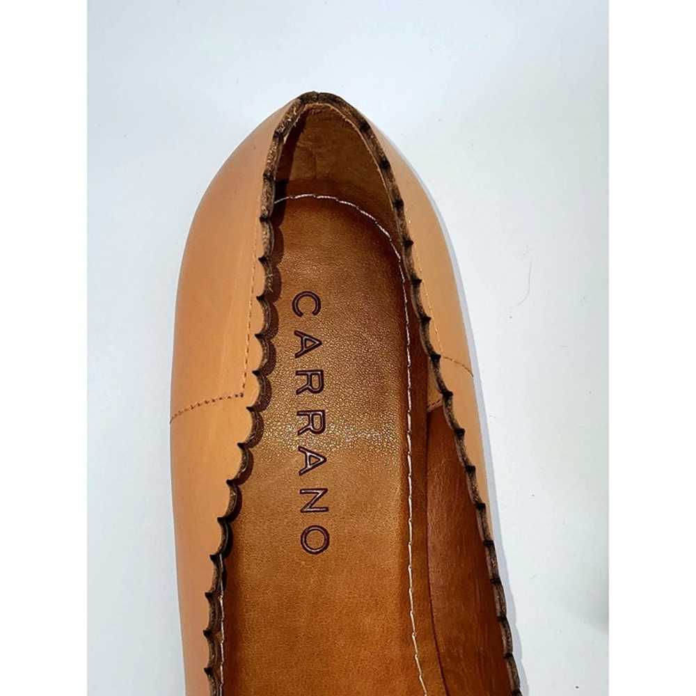 NWOB Carrano Neiman Marcus Women's Tan Leather Sc… - image 8
