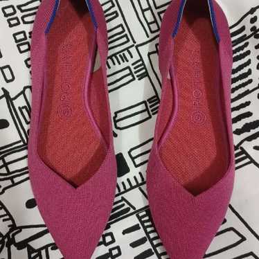 Rothys pink flats fits size 8.5