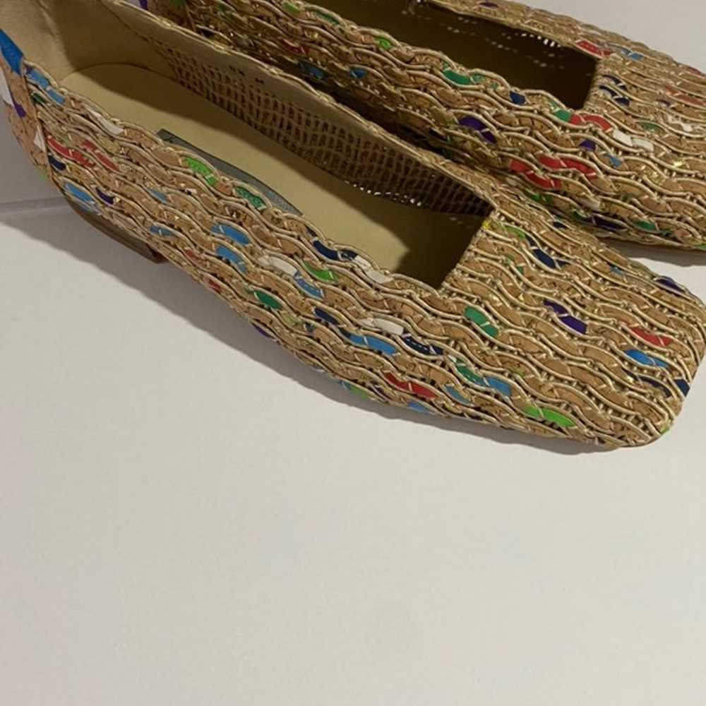 MARGARET JERROLD Vintage Woven Cork Shoe - image 12