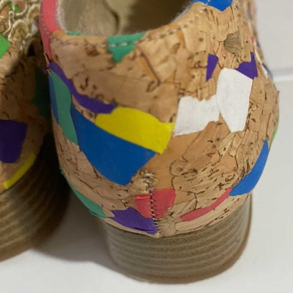 MARGARET JERROLD Vintage Woven Cork Shoe - image 4