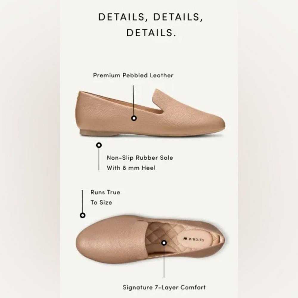Birdies The Starling Slipper Flat in Taupe Leathe… - image 2