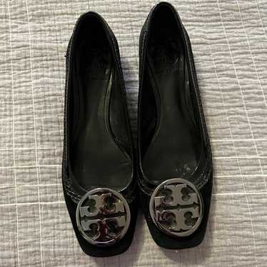Tory Burch Suede Studded Accents Flats