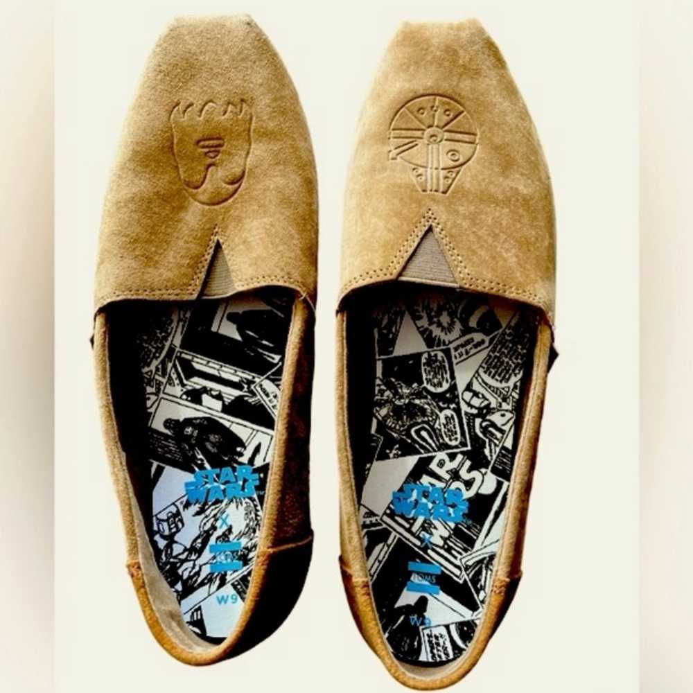 Toms Stars Wars Chewbacca Suede Slip on Shoes - image 2