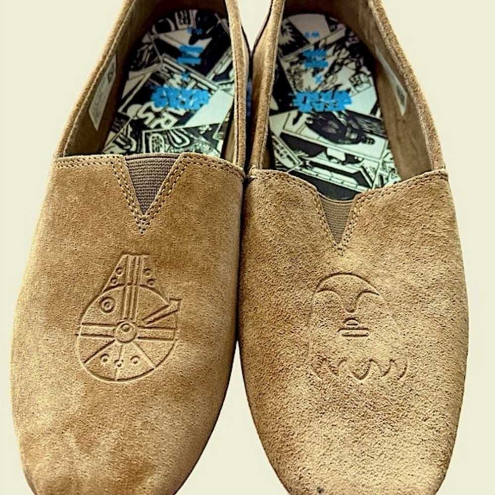 Toms Stars Wars Chewbacca Suede Slip on Shoes - image 3