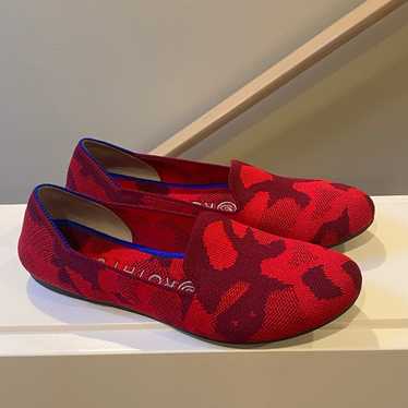 Rothy’s The Loafer Red Camo Size 6 - image 1