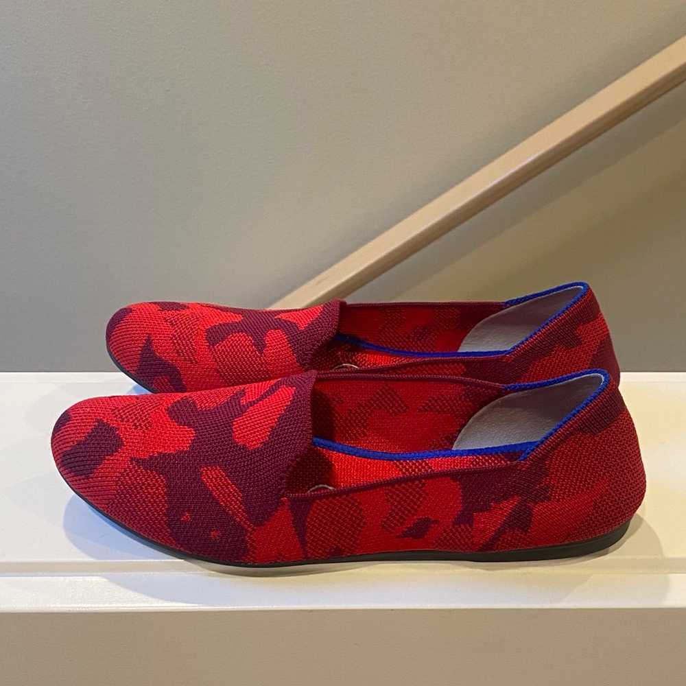 Rothy’s The Loafer Red Camo Size 6 - image 2