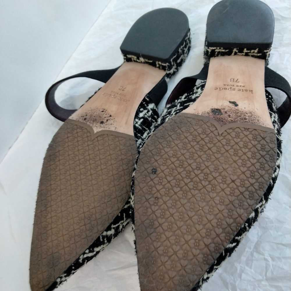 Kate Spade mules tweed shoes - image 6