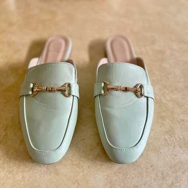 Flats Slip Metal Decor Shoes Loafers - image 1