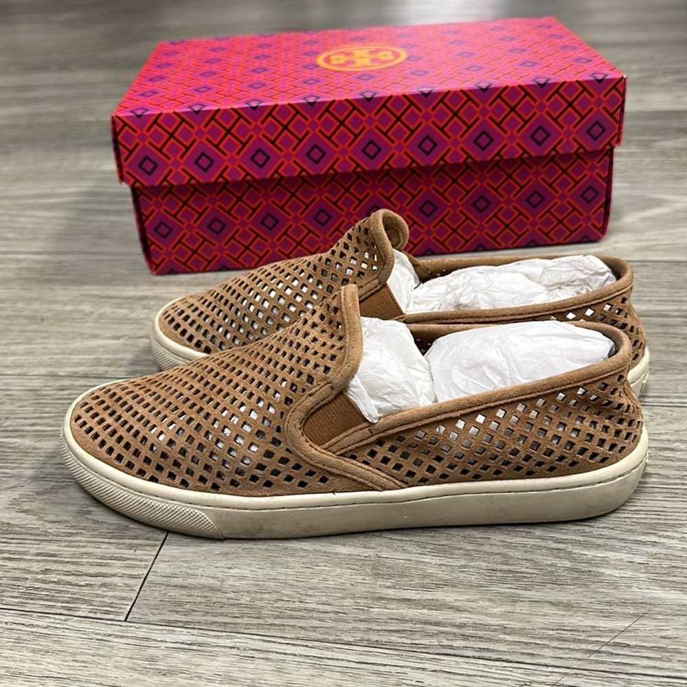 Tory Burch Jesse Perforated Slip On Sneakers, 6.5 - image 2