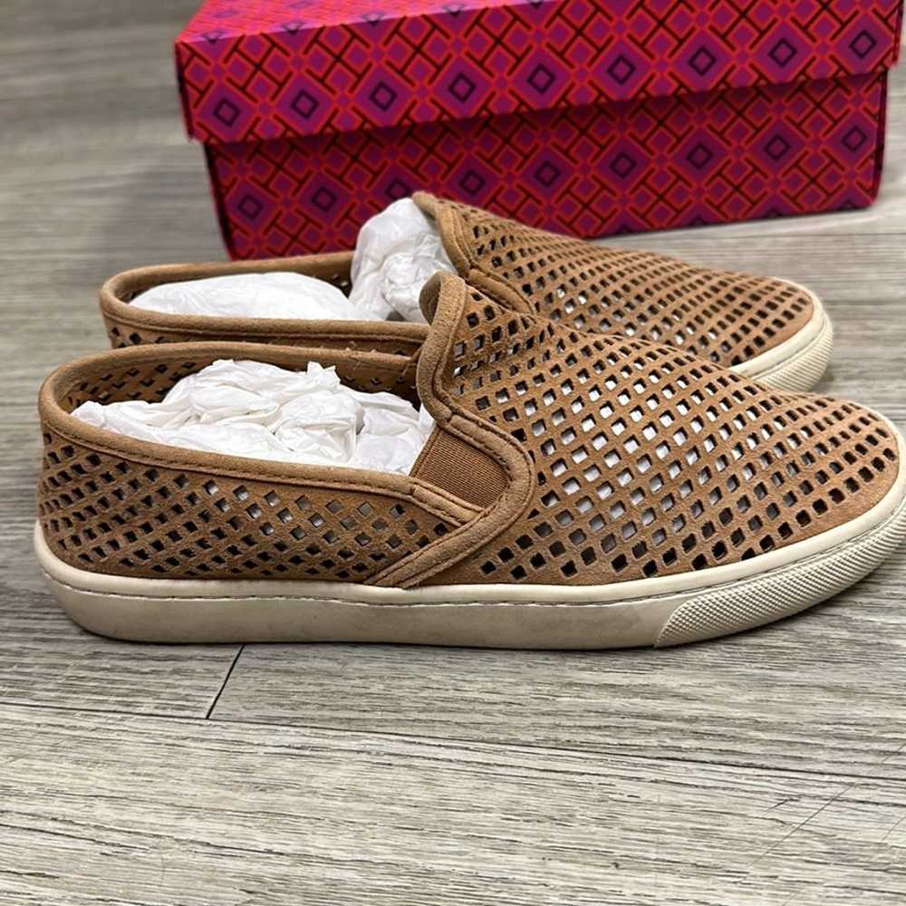 Tory Burch Jesse Perforated Slip On Sneakers, 6.5 - image 4