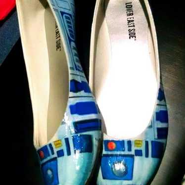 R2d2 Star Wars Shoes Flats Size 8 - image 1