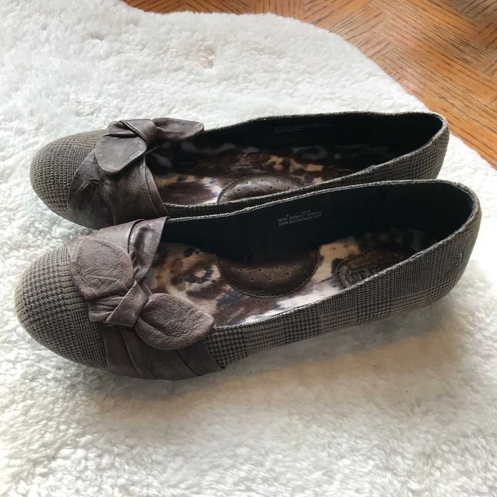 Born 9 Lilly Flat Gray Houndstooth Brown - image 2