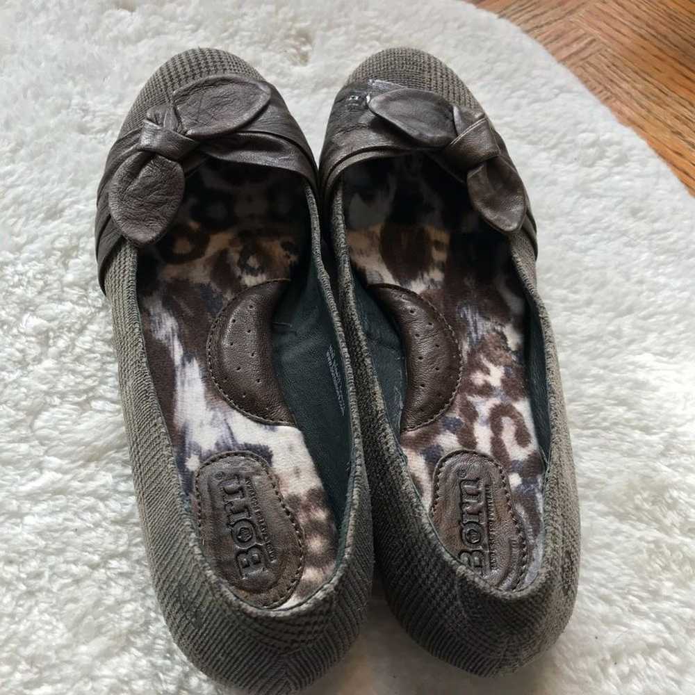 Born 9 Lilly Flat Gray Houndstooth Brown - image 3
