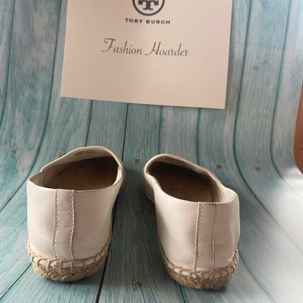 White leather espadrille shoes - image 3