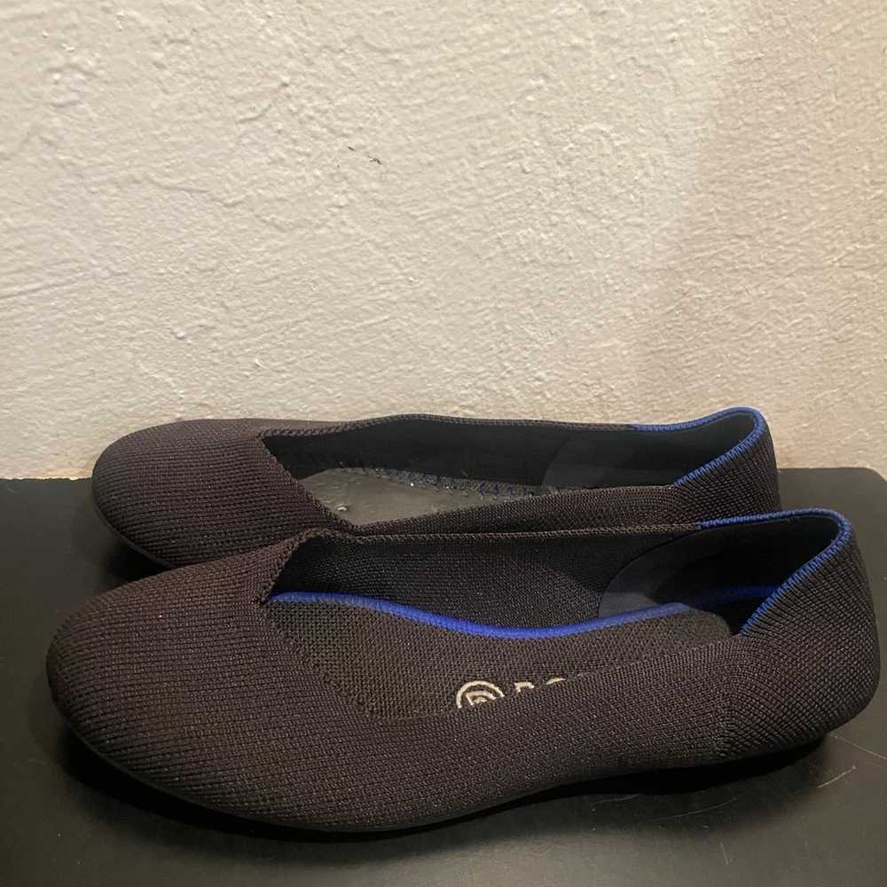 Rothys womens round toe black shoes size 7.5 - image 1