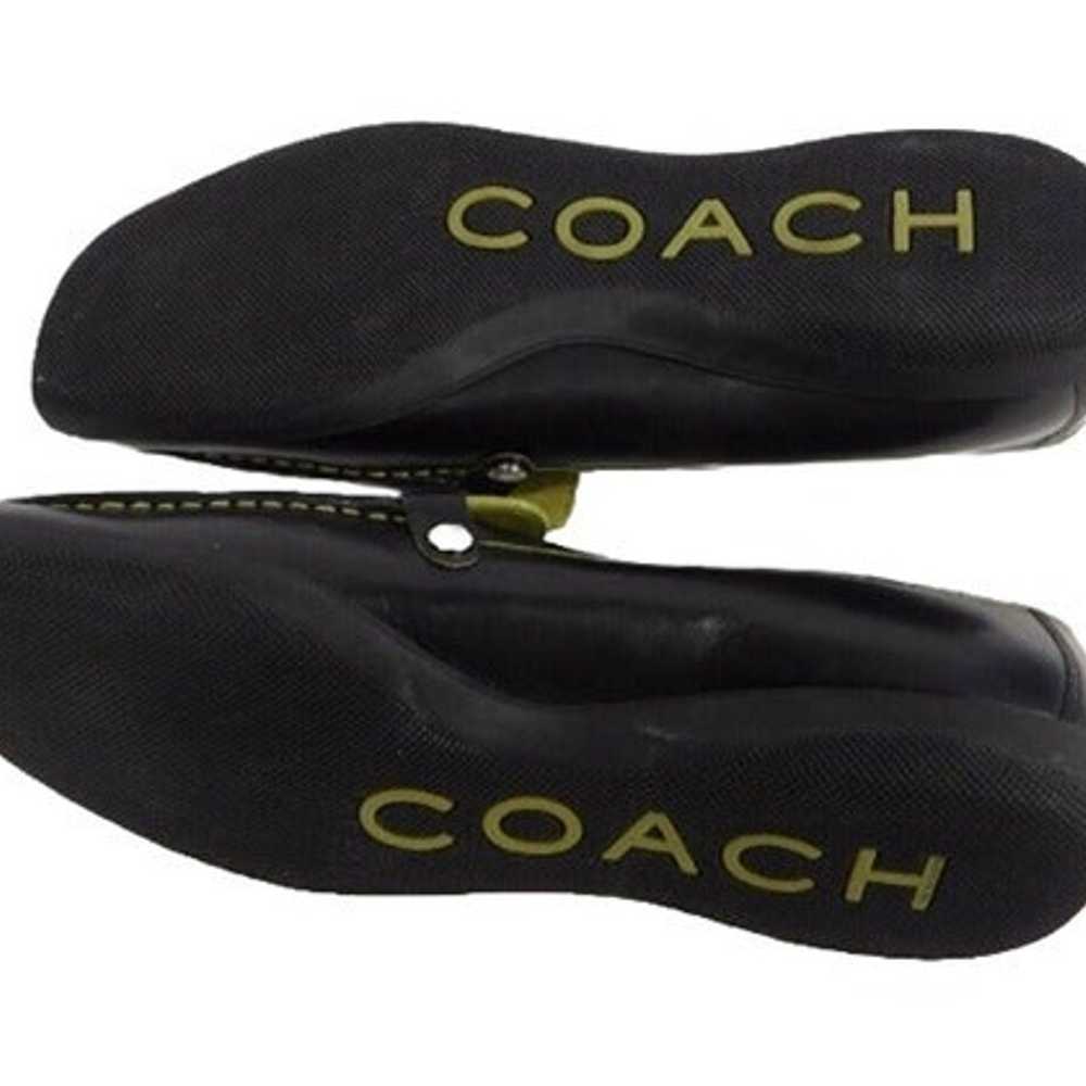 COACH Black Daisy Shoes Loafers 7.5M New Without … - image 3