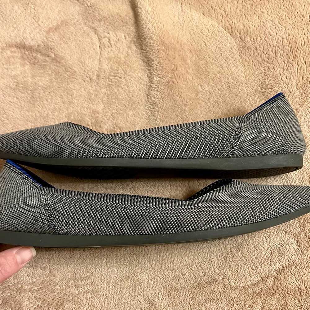 Rothy’s pointed toe gray Flats NWOT - size 9.5 - image 4