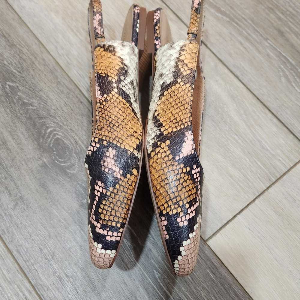 Madewell Margot snakeskin slingback shoes - image 2