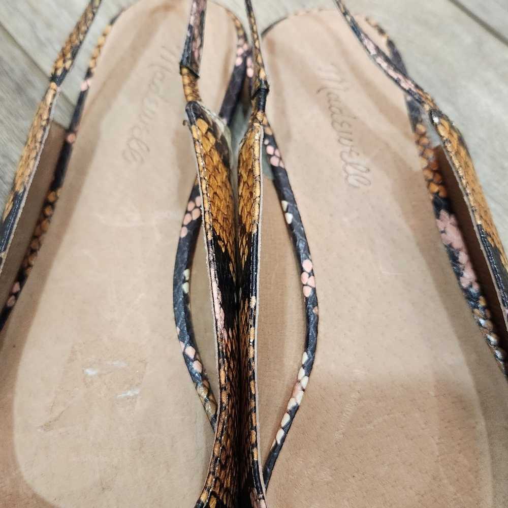 Madewell Margot snakeskin slingback shoes - image 3