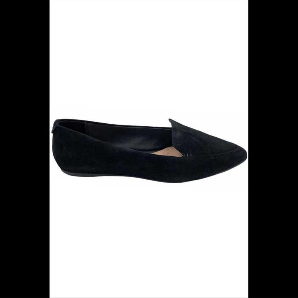 Taryn Rose Suede Pointed Toe Loafers Faye Black - image 3