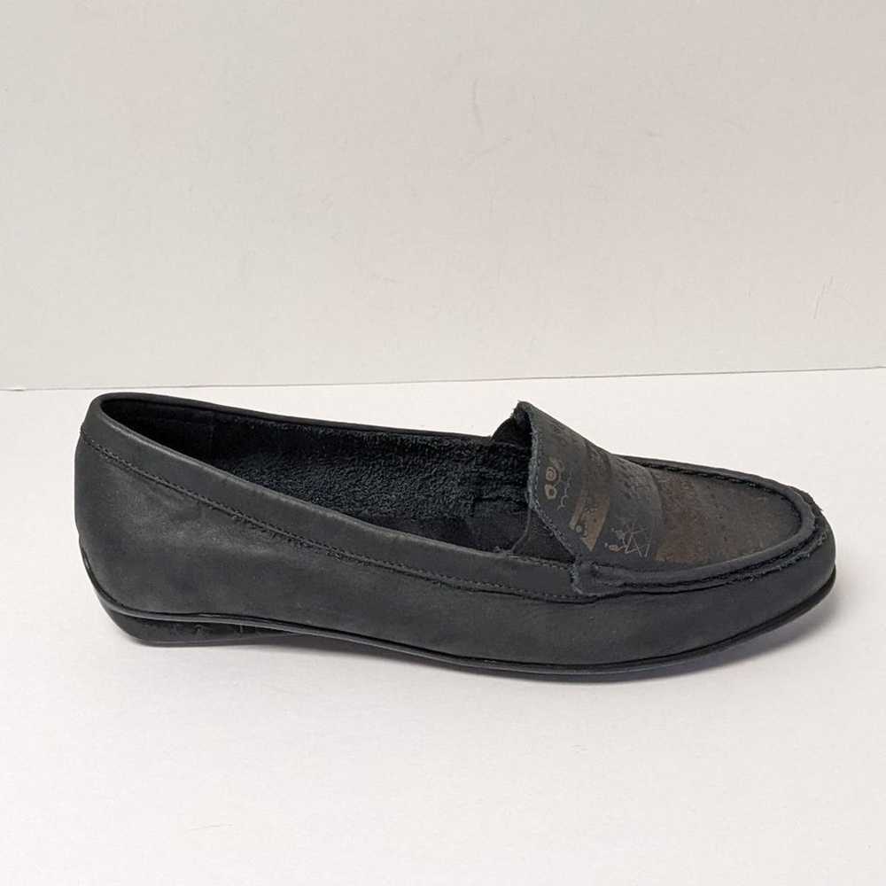 Walking Cradles Mick Loafers, Black Antique Leath… - image 2