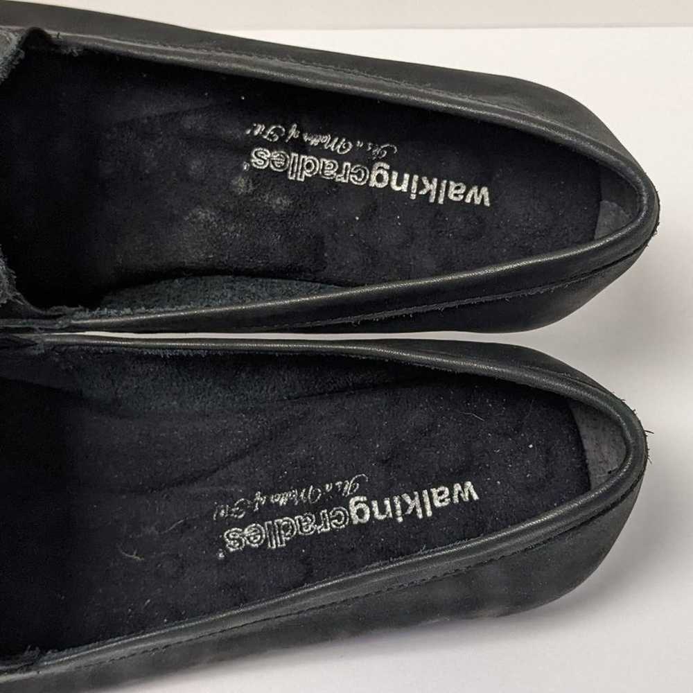 Walking Cradles Mick Loafers, Black Antique Leath… - image 4