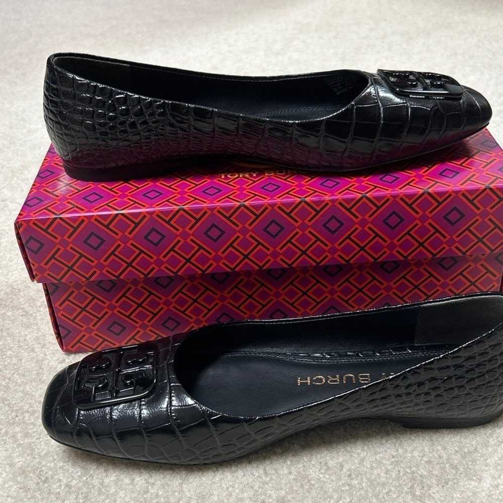 Tory Burch Black Flats size 7.5 - image 5