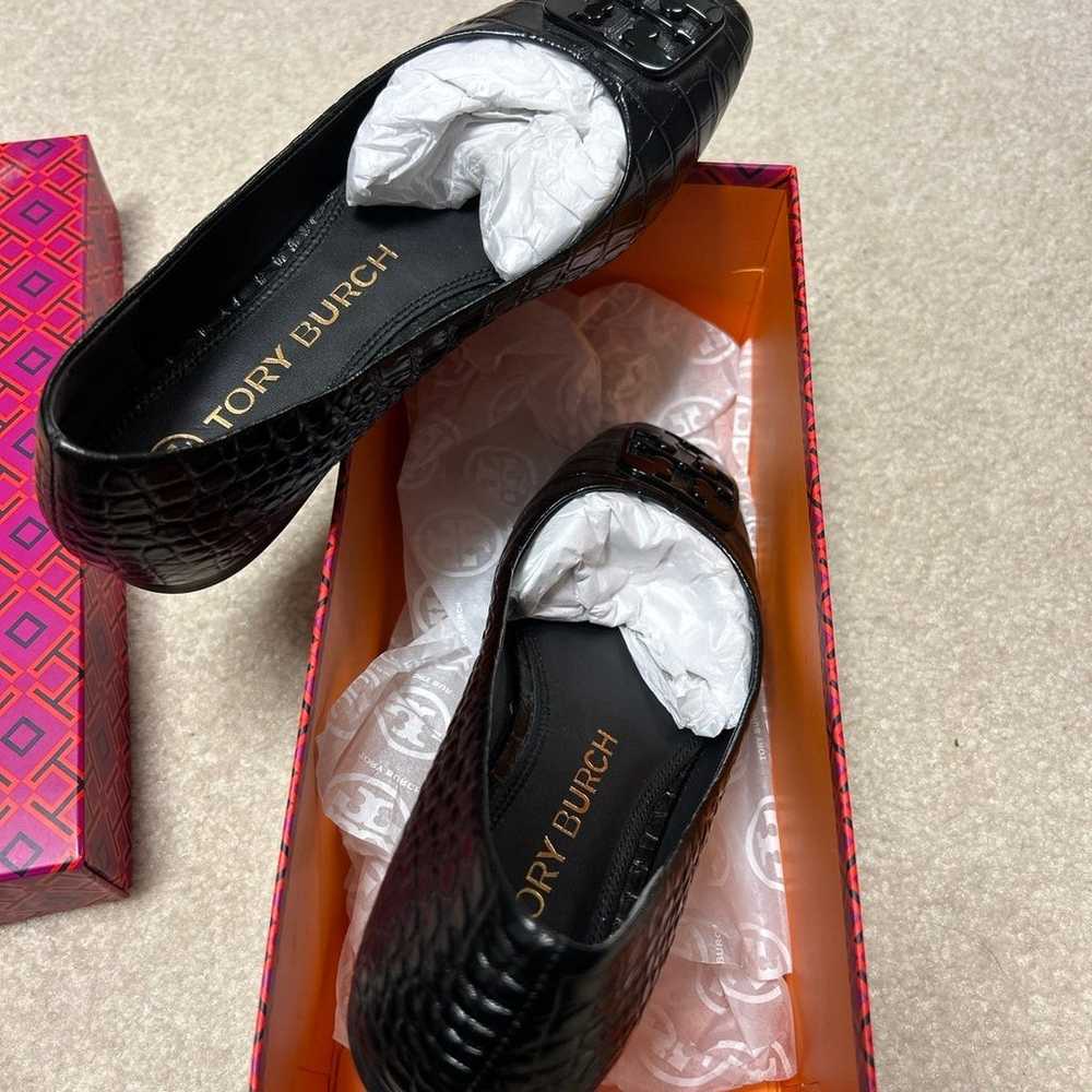 Tory Burch Black Flats size 7.5 - image 7