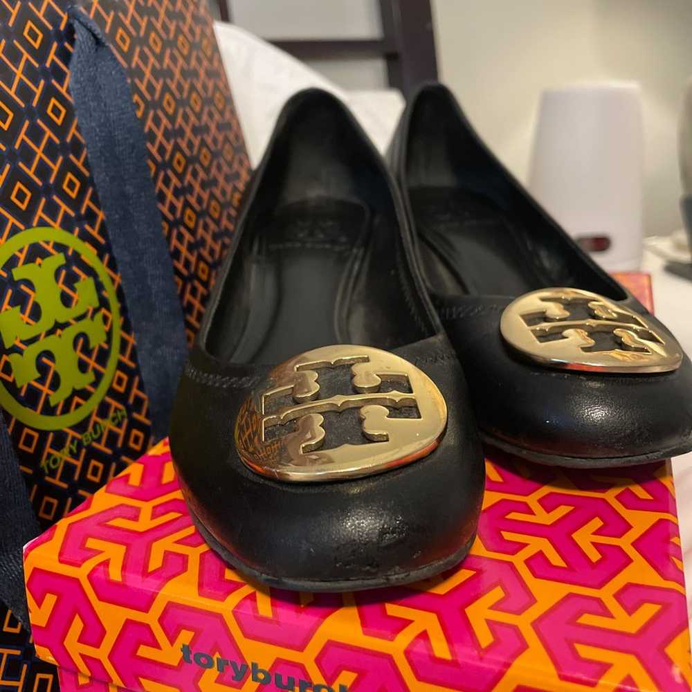 Tory Burch Leather Amy Pump black 6.5 - image 3