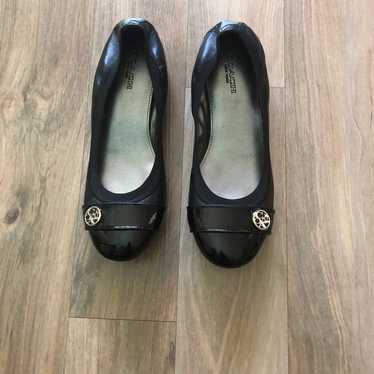 COACH Patent Leather/Leather Ballet Flat