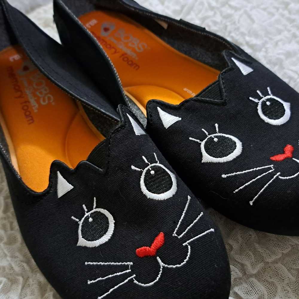 Skechers Bobs for Cats • Black Memory Foam Embroi… - image 7