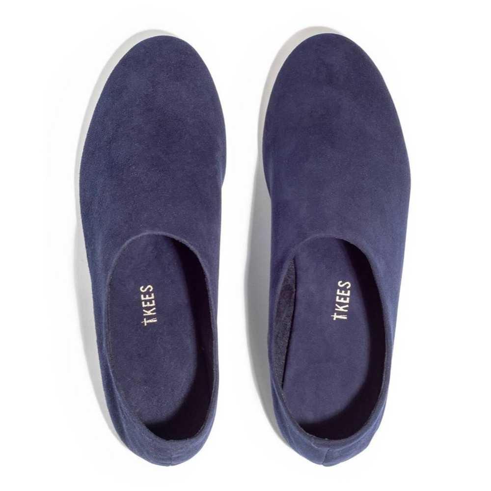 Tkees Kira violet suede slip-on flats NWOT - image 1