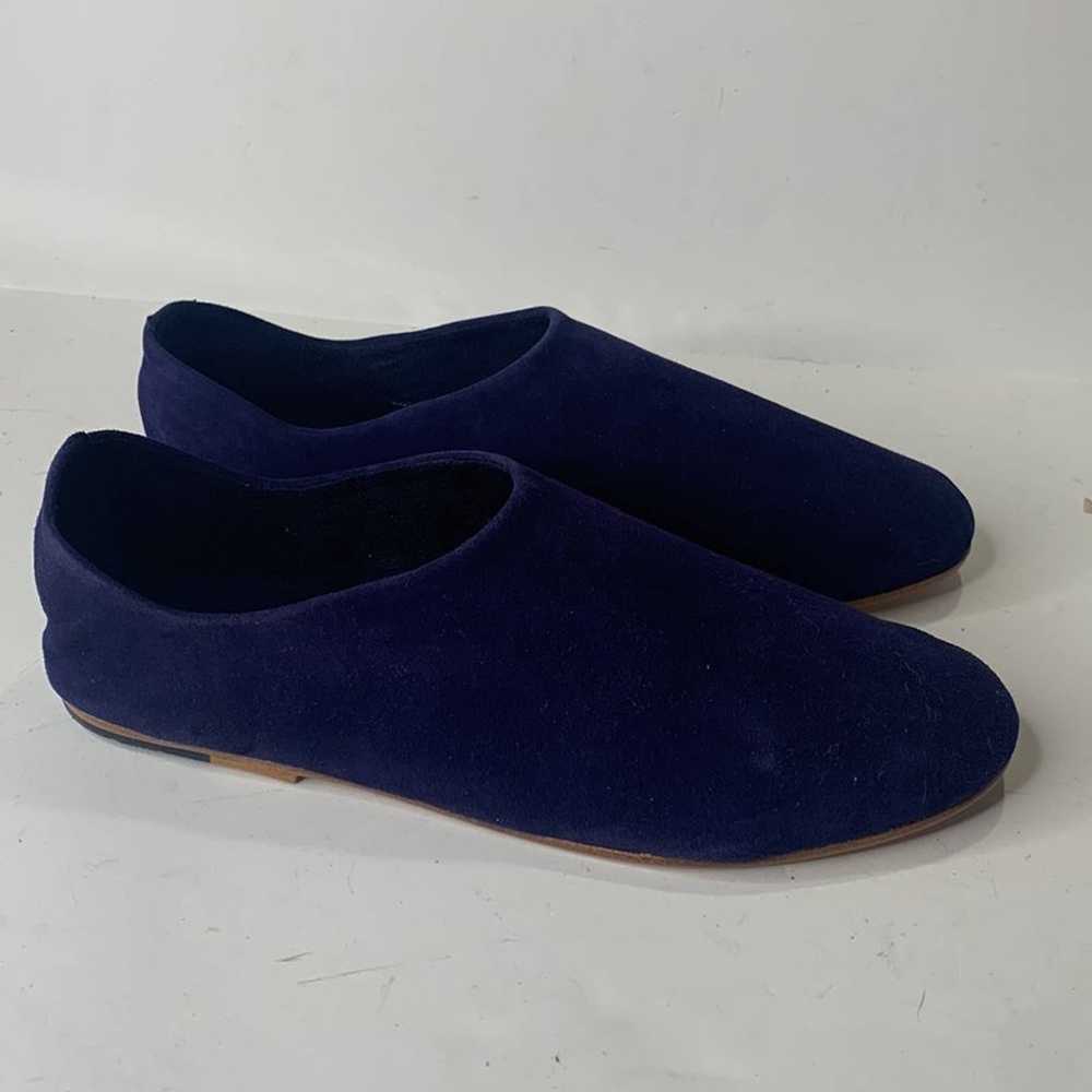 Tkees Kira violet suede slip-on flats NWOT - image 3