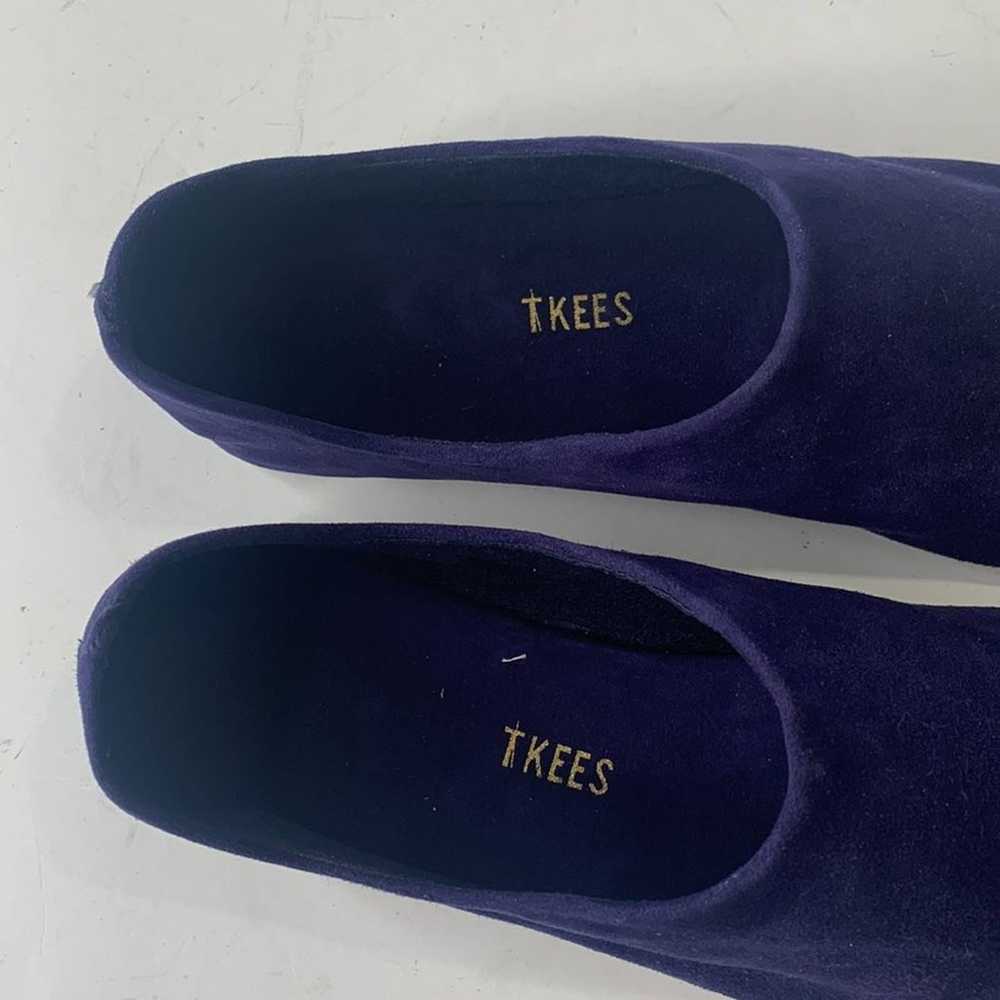 Tkees Kira violet suede slip-on flats NWOT - image 6