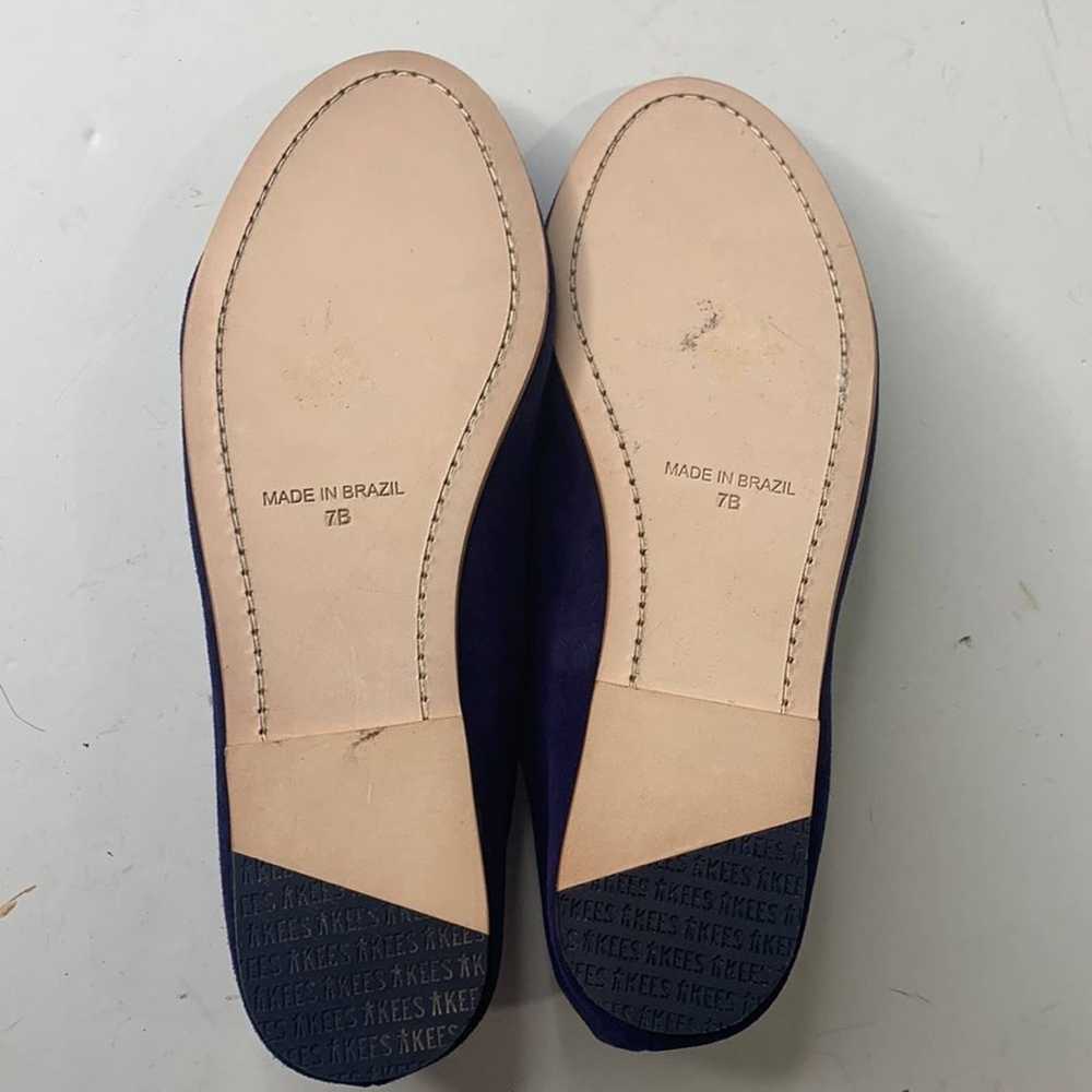 Tkees Kira violet suede slip-on flats NWOT - image 7