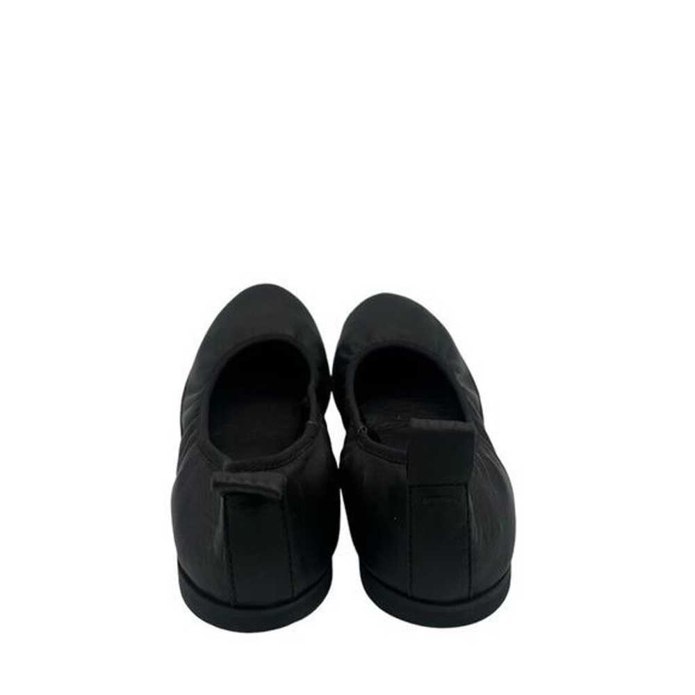 Eileen Fisher Black Naomi Nappa Leather Ballet Fl… - image 3