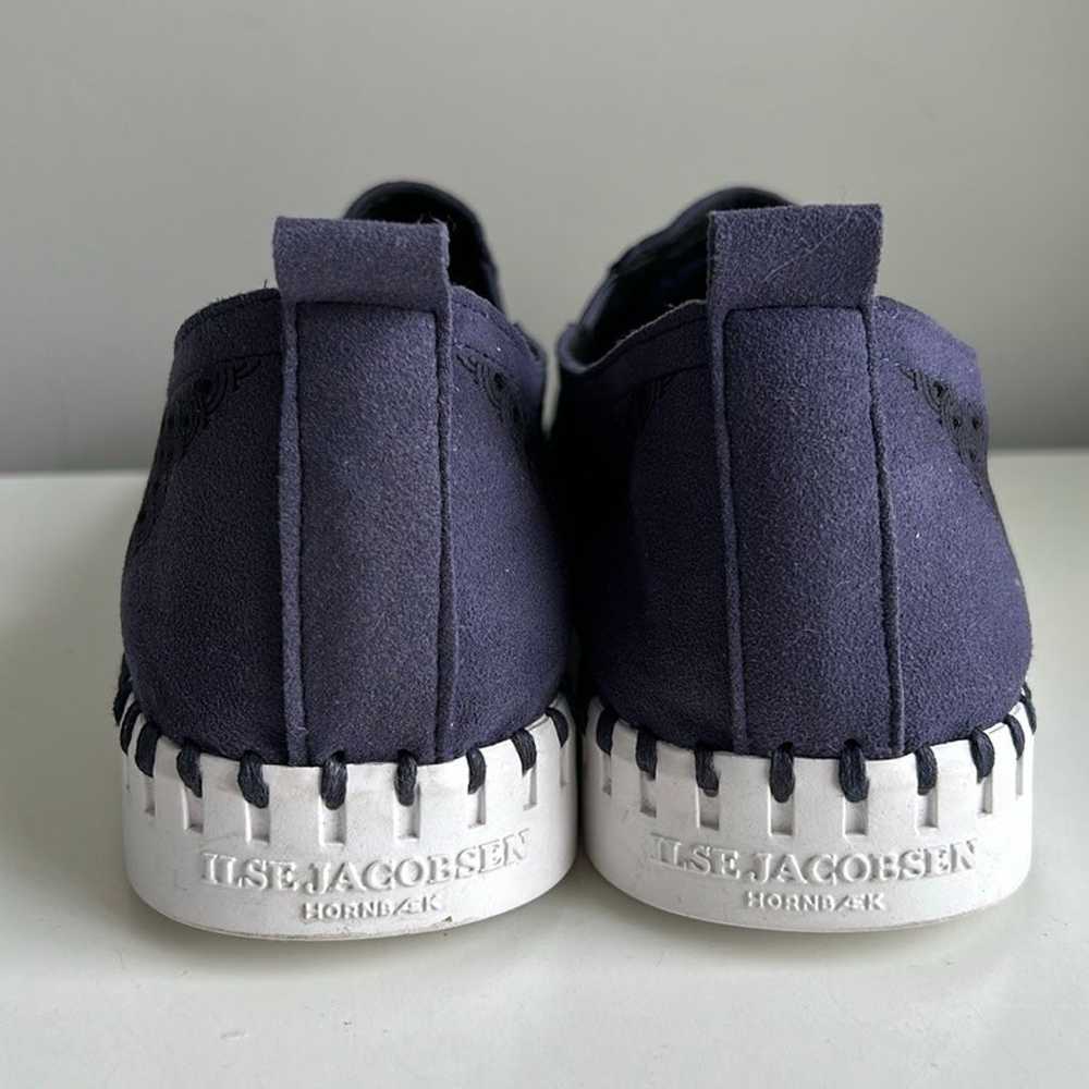 ILSE JACOBSEN HORNBAK Tulip Shoe in Navy Blue & W… - image 4