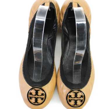 Tory Burch brown soft leather shoes Flats