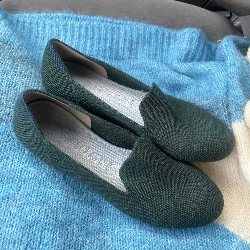 Rothy’s limited edition ivy green round toe flats - image 2